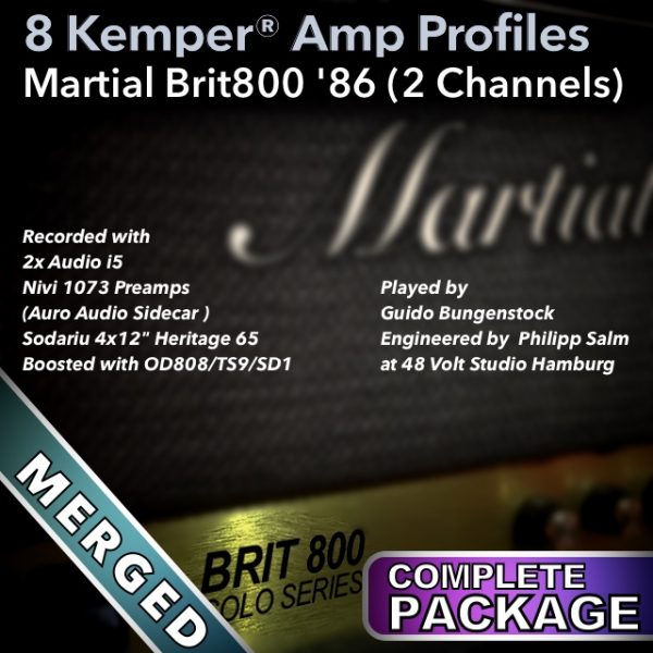 Kemper Amp Profiles-Martial Brit800 '86
