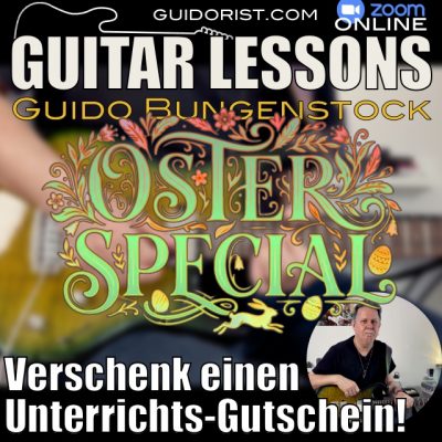 Gutschein 60-minütiger Gitarrenunterricht